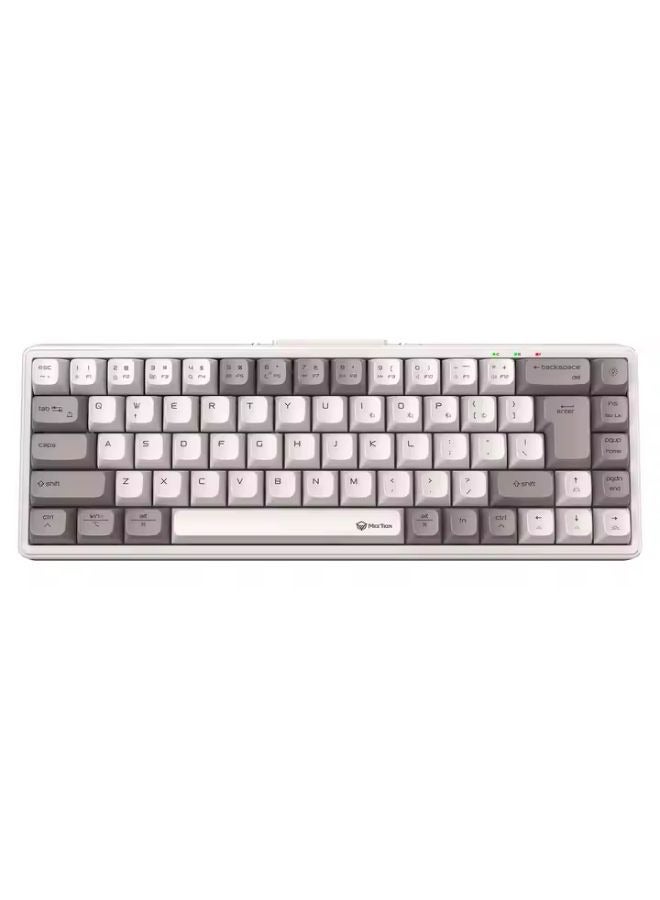 MEETION MK12 Premium Wireless RGB Mechanical Gaming Keyboard 68-key Hot-swap 2.4G/BT5.0/Wired Tri-mode Connection Mini Mechanical Gaming Keyboard